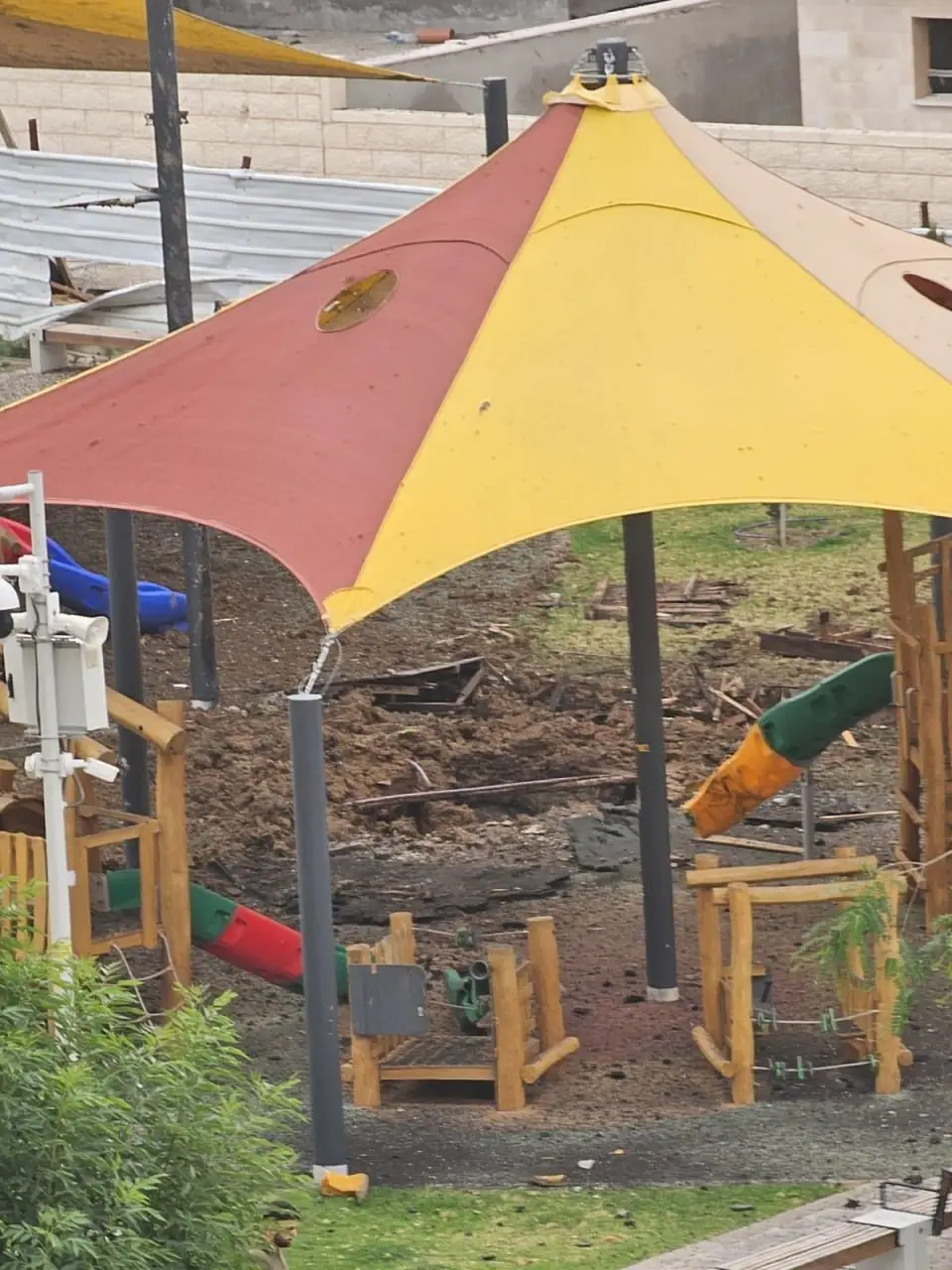 Hamas hit a playground in Beersheva