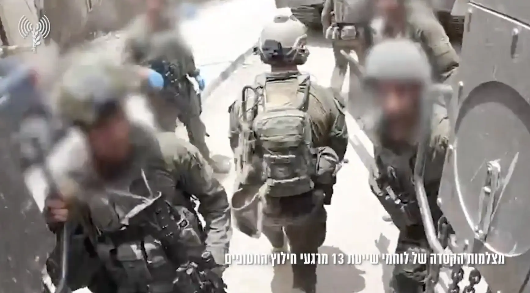 The IDF released some body cam footage from one of the Yamam fighters who rescued the hostages