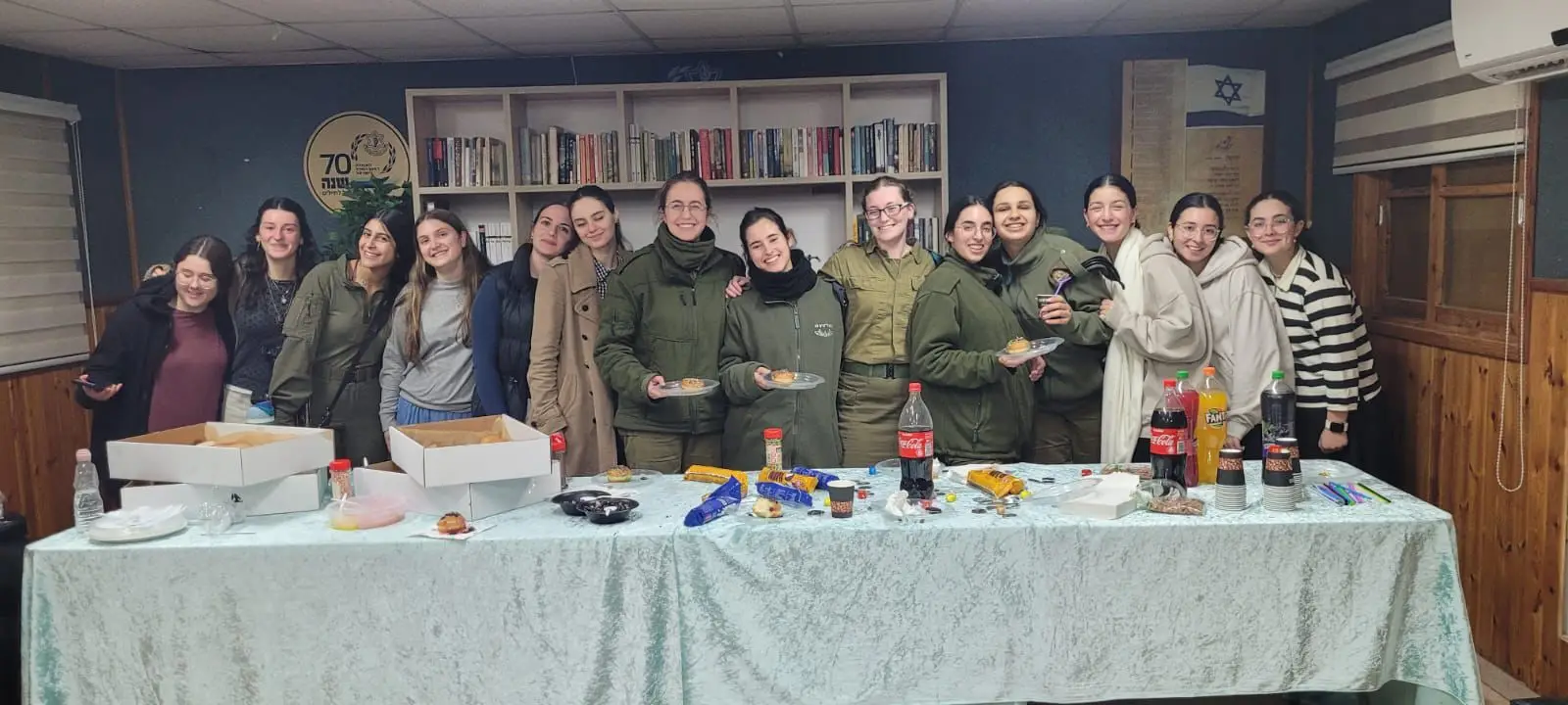 IDF ladies party in the Golan Heights