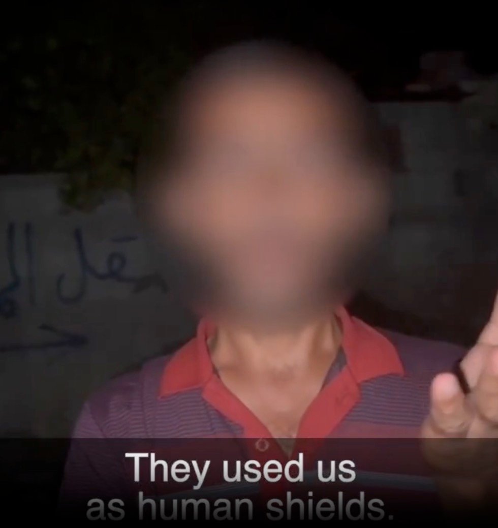 Hamas used us a human shields